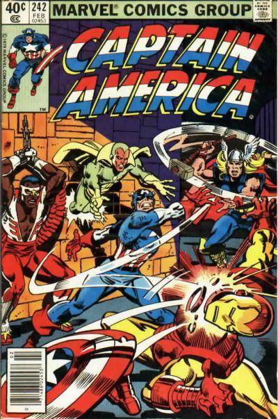 Captain America 1968 #242 Newsstand ed. - back issue