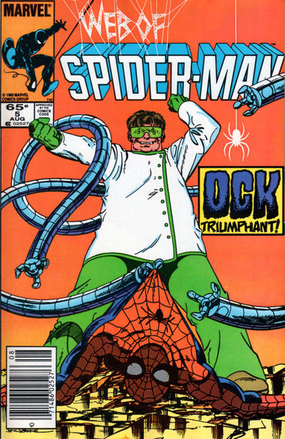 Web of Spider-Man 1985 #5 Newsstand ed. - back issue - $5.00