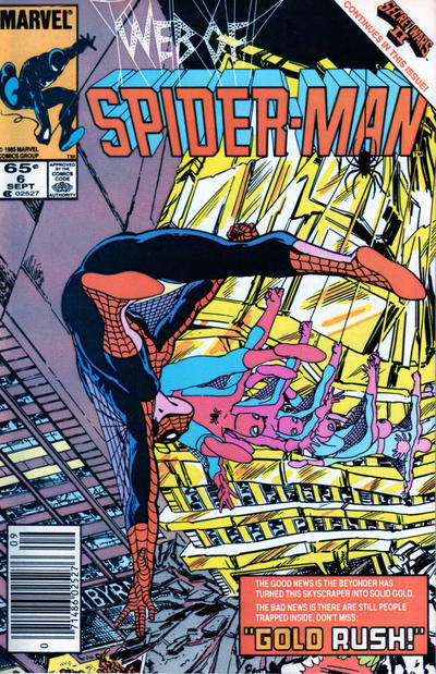 Web of Spider-Man 1985 #6 Newsstand ed. - back issue - $5.00