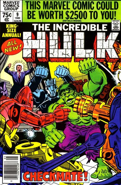 The Incredible Hulk Annual 1976 #9 Newsstand ed. - back issue - $8.00