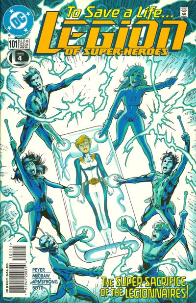 Legion of Super-Heroes 1989 #101 - back issue - $2.00