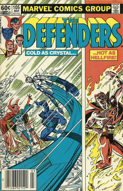 The Defenders 1972 #105 Newsstand ed. - back issue - $4.00