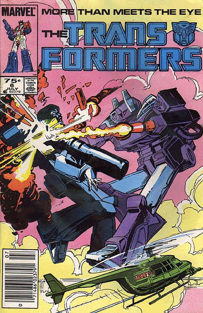 The Transformers 1984 #6 Newsstand ed. - back issue - $10.00