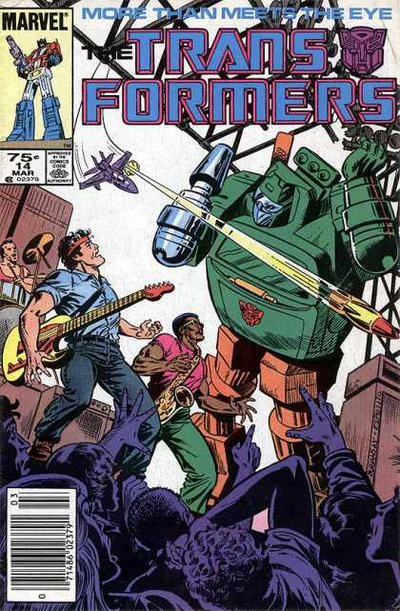 The Transformers 1984 #14 Newsstand ed. - back issue - $10.00