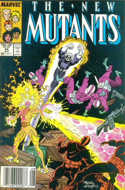 The New Mutants 1983 #54 Newsstand ed. - back issue - $4.00
