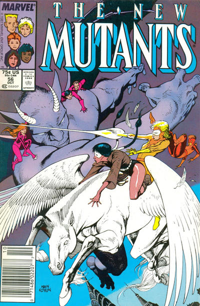 The New Mutants 1983 #56 Newsstand ed. - back issue - $1.00