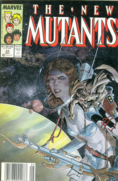 The New Mutants 1983 #63 Newsstand ed. - back issue - $3.00