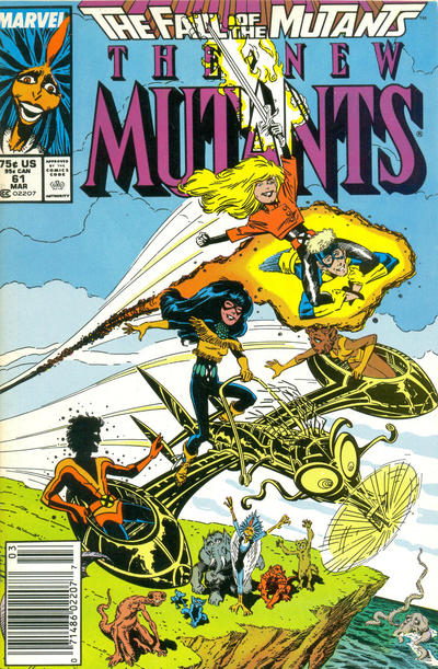 The New Mutants 1983 #61 Newsstand ed. - back issue - $3.00