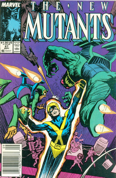 The New Mutants 1983 #67 Newsstand ed. - back issue - $3.00