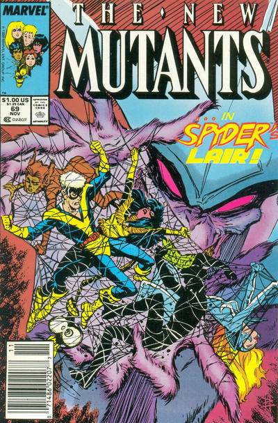 The New Mutants 1983 #69 Newsstand ed. - back issue - $4.00