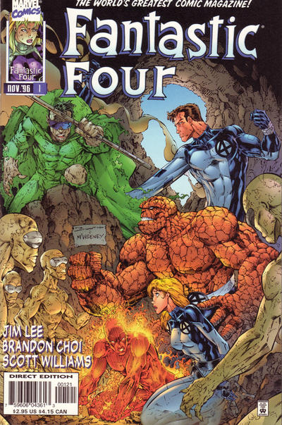 Fantastic Four 1996 #1 Cover B - back issue