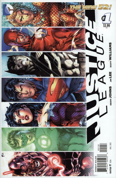 Justice League 2011 #1 Eighth Printing - back issue