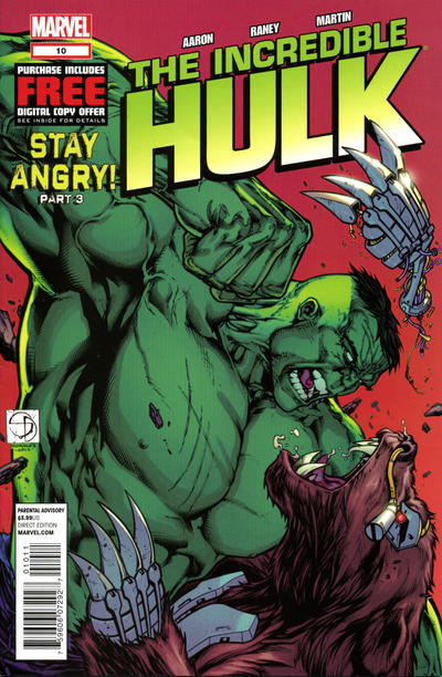 The Incredible Hulk 2011 #10 - back issue - $4.00