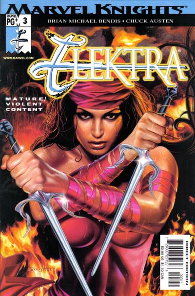 Elektra 2001 #3 Direct ed. - back issue - $3.00