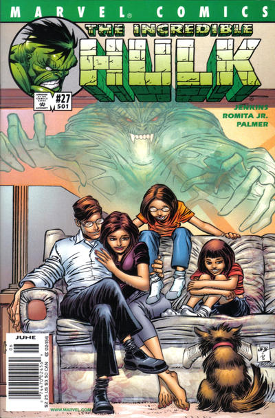 Incredible Hulk 2000 #27 501 Direct Edition Signed by John Romita Jr. - back issue