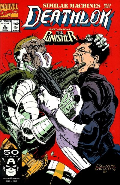 Deathlok 1991 #6 Direct ed. - back issue - $2.00