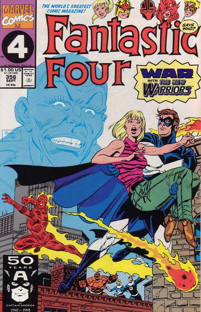 Fantastic Four 1961 #356 Direct ed. - back issue - $4.00