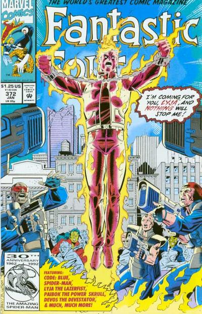Fantastic Four 1961 #372 Direct ed. - back issue