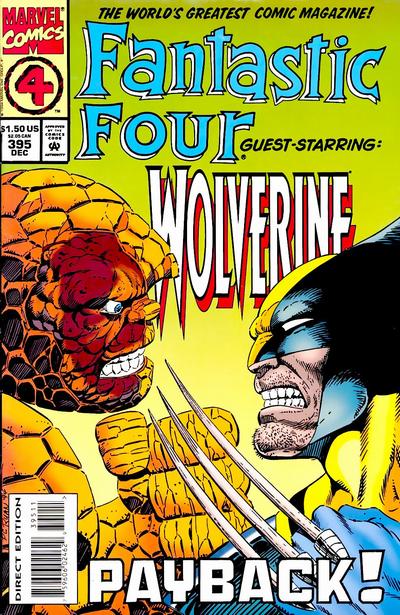 Fantastic Four 1961 #395 Direct Edition - back issue