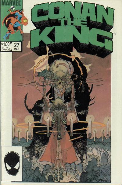Conan the King 1984 #27 Direct ed. - back issue - $3.00