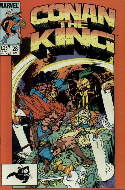 Conan the King 1984 #28 Direct ed. - back issue - $3.00