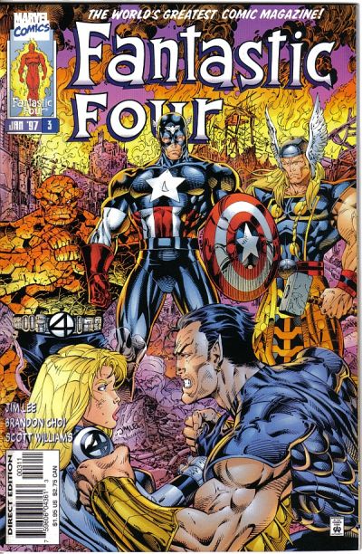 Fantastic Four 1996 #3 Direct Edition - back issue