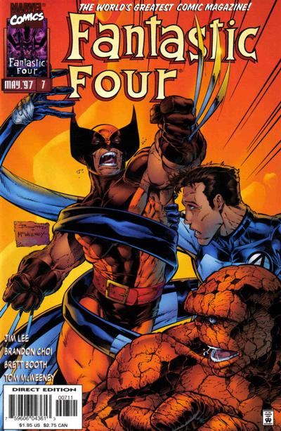 Fantastic Four 1996 #7 Direct Edition - back issue