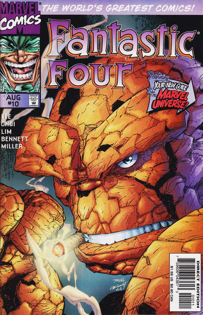 Fantastic Four 1996 #10 Direct Edition - back issue