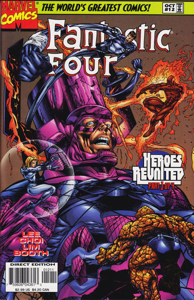 Fantastic Four 1996 #12 Direct Edition - back issue