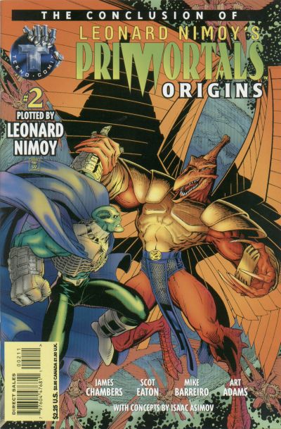 Leonard Nimoy's Primortals Origins 1995 #2 - back issue - $3.00