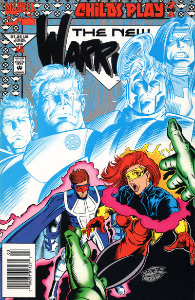 The New Warriors 1990 #45 Newsstand ed. - back issue - $3.00