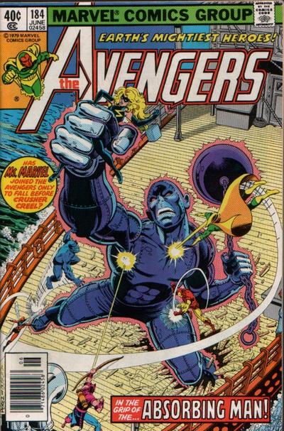 The Avengers 1963 #184 Newsstand ed. - back issue - $5.00