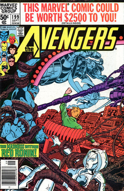 The Avengers 1963 #199 Newsstand ed. - back issue - $9.00