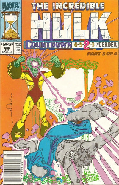 The Incredible Hulk 1968 #366 Newsstand ed. - back issue - $4.00