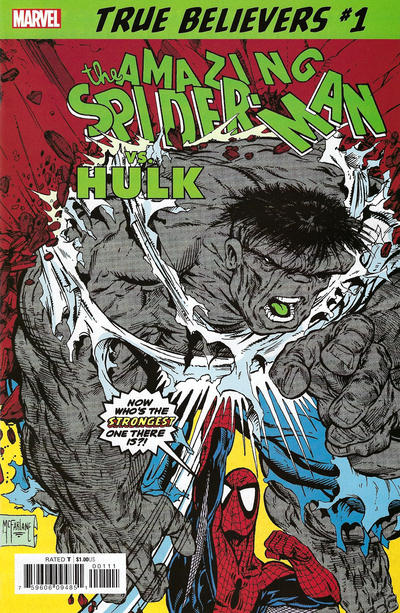 True Believers: Spider-Man vs. Hulk 2019 #1 - back issue - $1.00