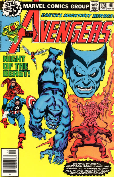 The Avengers 1963 #178 Regular Edition - back issue - $3.00