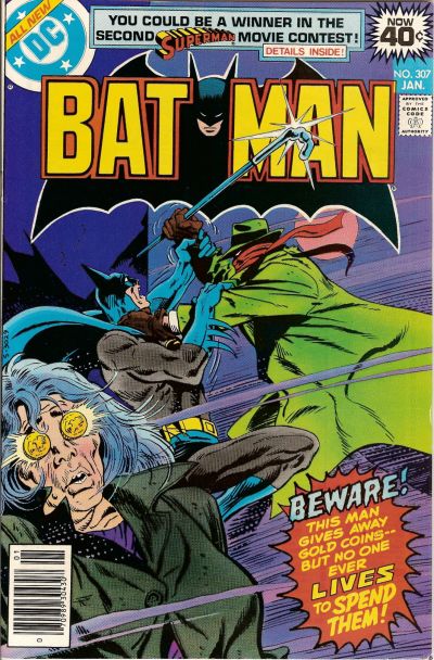 Batman 1940 #307 - back issue
