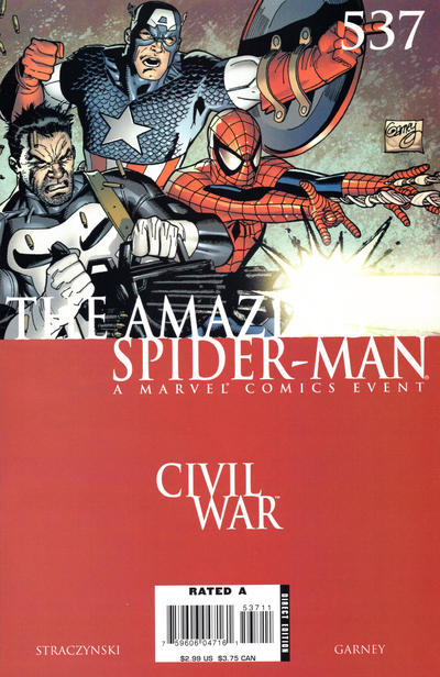 The Amazing Spider-Man 1999 #537 Direct Edition - back issue - $3.00