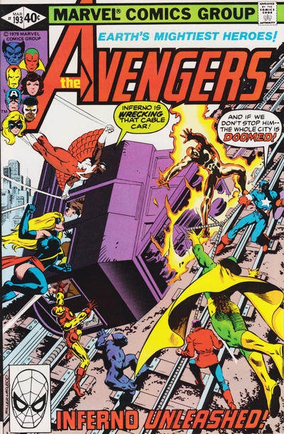 The Avengers 1963 #193 Direct ed. - back issue - $10.00