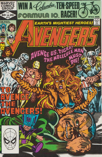 The Avengers 1963 #216 Direct ed. - back issue - $5.00