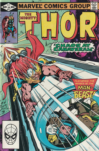 Thor 1966 #317 Direct ed. - back issue - $3.00