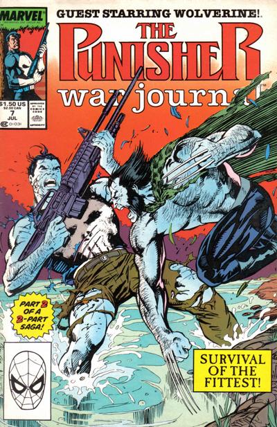The Punisher War Journal 1988 #7 Direct ed. - back issue