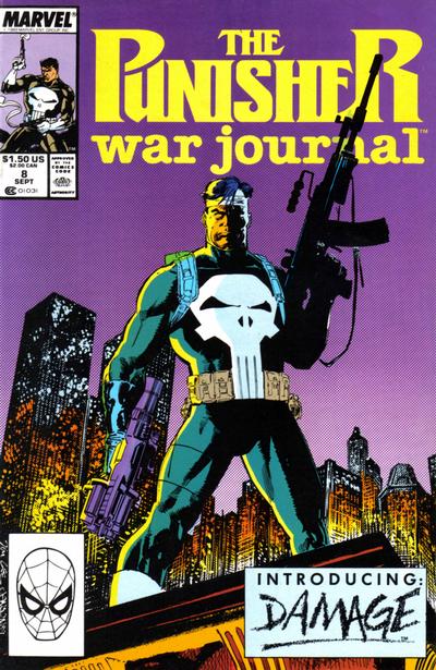 The Punisher War Journal 1988 #8 Direct ed. - back issue