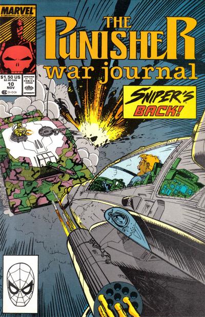 The Punisher War Journal 1988 #10 Direct ed. - back issue