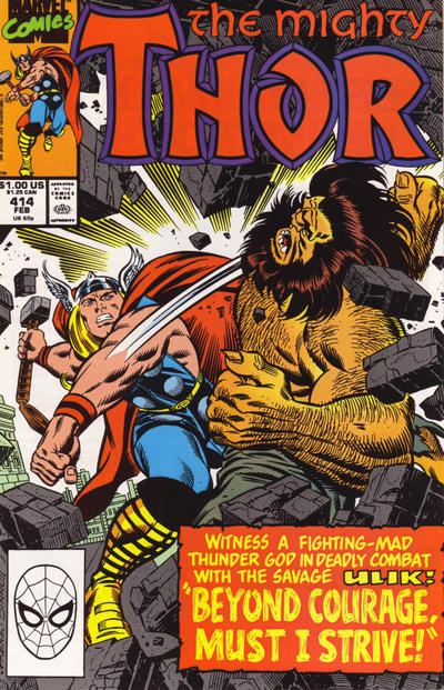 Thor 1966 #414 Direct ed. - back issue - $4.00