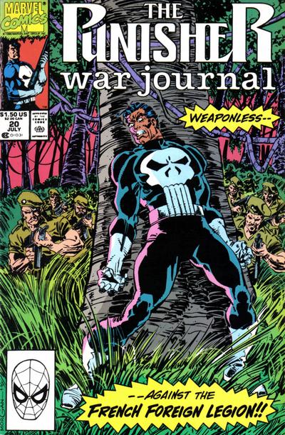 The Punisher War Journal 1988 #20 Direct ed. - back issue