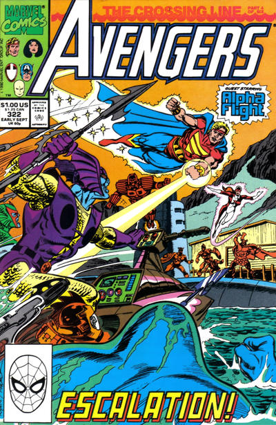 The Avengers 1963 #322 Direct ed. - back issue - $4.00