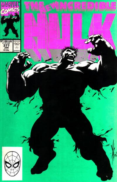 The Incredible Hulk 1968 #377 Direct ed. - back issue - $15.00