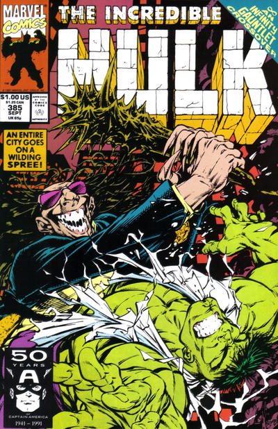 The Incredible Hulk 1968 #385 Direct ed. - back issue - $5.00