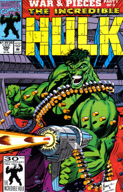 The Incredible Hulk 1968 #390 Direct ed. - back issue - $4.00